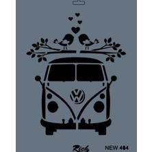 Rich New Seri N-404 Stencil 35X25 cm