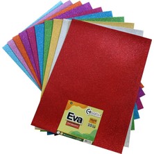 Kitabevimden Bafix Eva Simli Yapışkanlı 50X70 10 Renk Karışık-10-Pkt