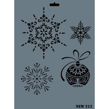 Rich New Seri N-212 Stencil 35X25 cm