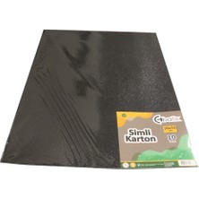 Kitabevimden Bafix Simli Karton 50X70 Siyah-10-Pkt
