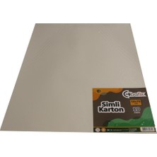 Kitabevimden Bafix Simli Karton 50X70 Beyaz-10-Pkt