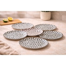 M'art Home Imroz Anahtar 6 Lı Pasta Tabağı 19 Cm.