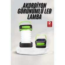 Katlanabilir Kamp Lambası Akordiyon Lamba Şarjlı 3 Kademeli Solar