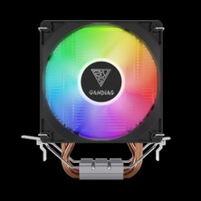 Gamdias Gamdıas Boreas E1-210 Lite, 92MM, Cpu  Kule Tipi Hava Soğutma, Doğrudan Temas Teknolojisine Sahip 2 Adet Gelişmiş Bakır Isı Borusu (Amd Am5 ve Intel Tüm Işlemciler Ile Uyumlu)