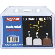 Kitabevimden Bigpoint Kart Kabı Soft Yatay 85X54 mm BP660-5-PKT