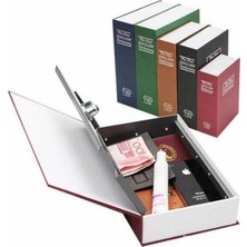 Kitap Şeklinde Gizli Kasa Kilitli kumbara Büyük Boy
