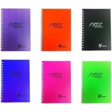 Kitabevimden Keskin Color Bloknot Free Office Yan Spr.a7 42 Yp Çizgili 145304-99-48-PKT