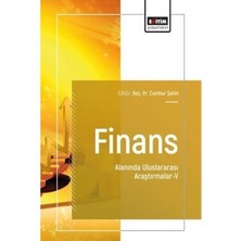 Eğitim Yayınevi Finans Alanında Uluslararası Araştırmalar 5