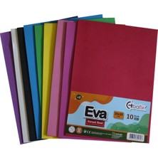 Kitabevimden Bafix Eva Düz Renk 20X30 10 Renk Karışık-10-Pkt
