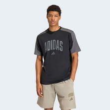 Adidas Collegiate Erkek Siyah Antrenman T-Shirt.-