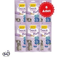 Gimcat Snack Cream Ton Balıklı & Kabaklı Yavru Kedi Ödülü 6X15GR 6 Adet