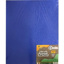 Kitabevimden Bafix Simli Karton 50X70 Mavi-10-Pkt