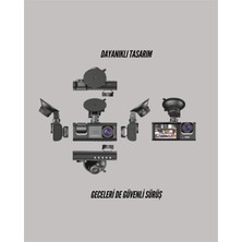 Ta-01 1080P Ön 720P Arka ve Iç Kamera Sistemli Dvr