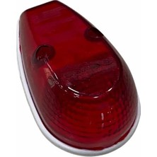 24V Mini Kabin Kaş Tepe Lambası 4-Ledli Unıversal Kırmızı (90*54 Mm)