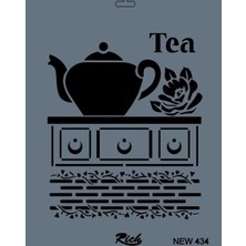 Rich New Seri N-434 Stencil 35X25 cm