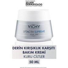 Vichy Liftactiv Supreme Kuru Ciltler İçin Derin Kırışıklık Karşıtı Gündüz Bakım Kremi 50 ml