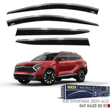 Niken Kia Sportage Cam Rüzgarlığı Kromlu 4'lü 2023+ Sonrası