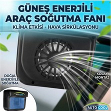 Flamex Auto Cool Güneş Enerjisiyle Çalışan Araç Içi Soğutucu
