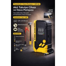 Mo Dou Taşınabilir Akü Takviye Cihazı & Hava Kompresörü 150 Psı Dijital Ekranlı Powerbank Özellikli