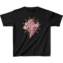 Velmora Fashion Baskılı T-Shirt - Siyah -