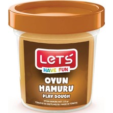 Kitabevimden Lets Oyun Hamuru Tek Renk Kahverengi 110 gr L8440-6