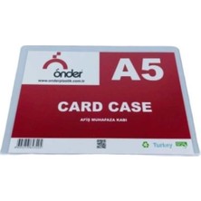 Kitabevimden Önder Tabela Poşeti (Afiş Muhafaza Kabı) Asetat A5 (10 Lu 1 Paket)