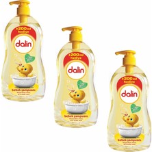 Dalin Bebek Şampuanı 900 ml Göz Yakmayan Formül ile %98 Doğal İçerikli Yumuşak Bakım