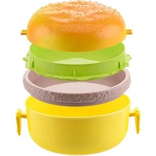 Hamburger Tasarımlı Beslenme Kabı