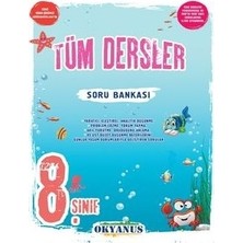Okyanus Yayınları 8. Sınıf Tüm Dersler Soru Bankası Eğitim Kitabı Sınav Hazırlığı İçin