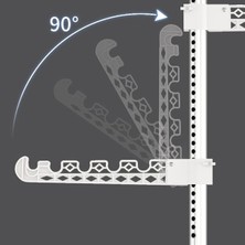 MiraLive Teleskopik Giysi ve Çamaşır Askısı