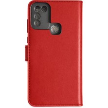 Sh Ticaret Infinix 10 Play Kılıf S Kapaklı Kılıf - Kırmızı