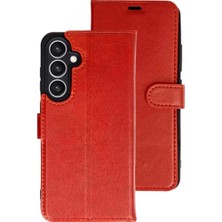 Sh Ticaret Galaxy S26 Kılıf S Kapaklı Kılıf - Kırmızı