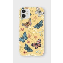 iPhone 11 Uyumlu Baskılı Şeffaf Telefon Kılıfı | Koleksiyon: Butterfly Aesthetic