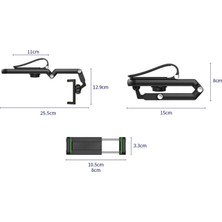 1080° Dönebilen Çok Fonksiyonlu Telefon Tutucu