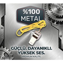 Hsc Bilişim Metal Ipli Hakem Deprem Düdüğü (24'lü)