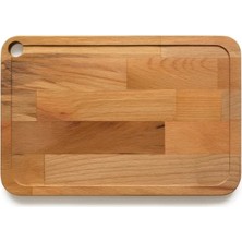 Ahşap Paslanmaz Çelik Kesim ve Sunum Tahtası