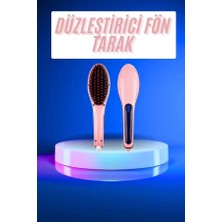 Saç Düzleştirici Tarak Dijital Göstergeli Seramik Kaplama Sıkı Dişli