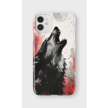 iPhone 11 Uyumlu Baskılı Şeffaf Telefon Kılıfı | Koleksiyon: Grey Wolf Turkish Symbol