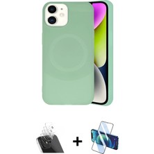 Cepte Toptan iPhone 11 Ufuk Serisi - Siyah 3D Antistatik Seramik Nano Ekran Koruyucu + Şeffaf Kamera Lens Koruma Cam