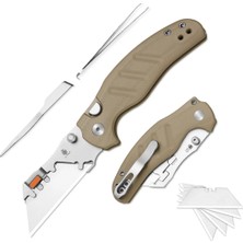 Kizer Sheepdog® Utility Knives | Button Liner Lock™ | C01C Uti 2 | 5CR15MOV | Kizerv™ 3488.29JNA2