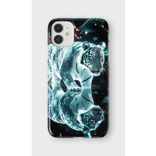 iPhone 11 Uyumlu Baskılı Şeffaf Telefon Kılıfı | Koleksiyon: Tiger Energy