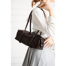 Valu Accessorize Kadın Çift Fermuar Detaylı Baget Omuz Çantası Jens