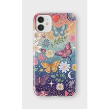 iPhone 11 Uyumlu Baskılı Şeffaf Telefon Kılıfı | Koleksiyon: Butterfly Aesthetic