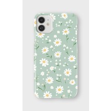iPhone 11 Uyumlu Baskılı Şeffaf Telefon Kılıfı | Koleksiyon: Soft Daisy