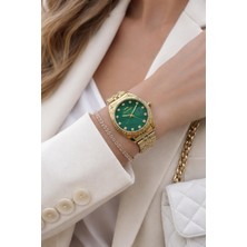 Slazenger Yeni Sezon Elite Model 50 mt Suya Dayanıklı Bileklik Hediyeli Kadın Kol Saati VS.BLKT.0908