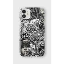 iPhone 11 Uyumlu Baskılı Şeffaf Telefon Kılıfı | Koleksiyon: Drip Art