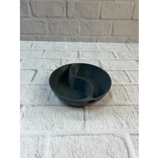 Uslucan Alışveriş Gri Çerezlik Kase Seti Modern Bölmeli Sunum Tasarımı