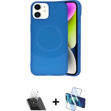Cepte Toptan iPhone 11 Ufuk Serisi - Siyah 3D Antistatik Seramik Nano Ekran Koruyucu + Şeffaf Kamera Lens Koruma Cam