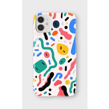 iPhone 11 Uyumlu Baskılı Şeffaf Telefon Kılıfı | Koleksiyon: Minimal Geometric Patterns