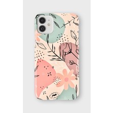 iPhone 11 Uyumlu Baskılı Şeffaf Telefon Kılıfı | Koleksiyon: Minimal Floral Line Art